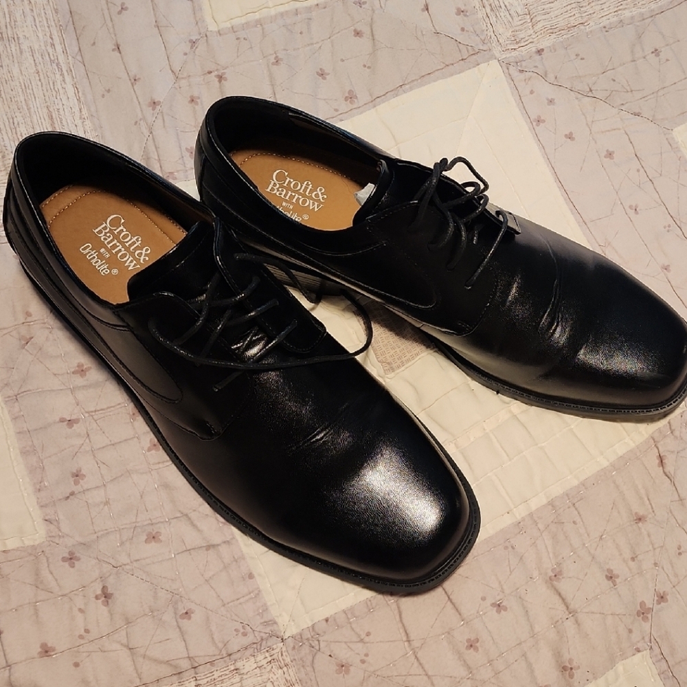 George Sleek Black Men's Derbys